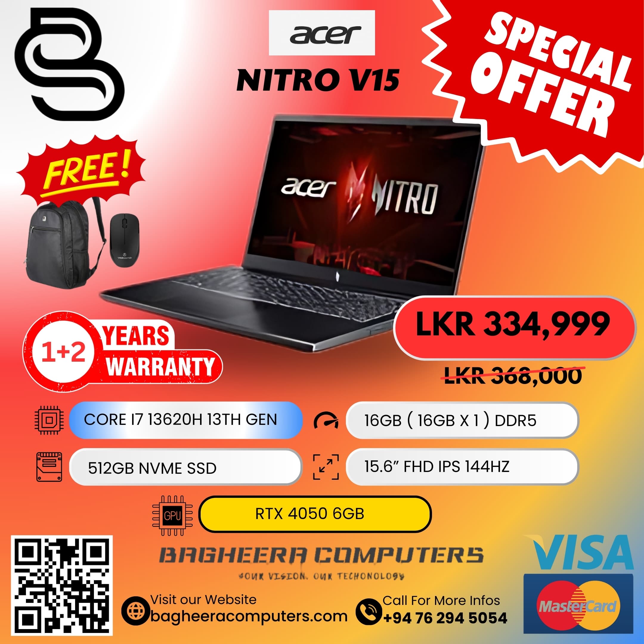 Acer Nitro V15 (i7/4050)