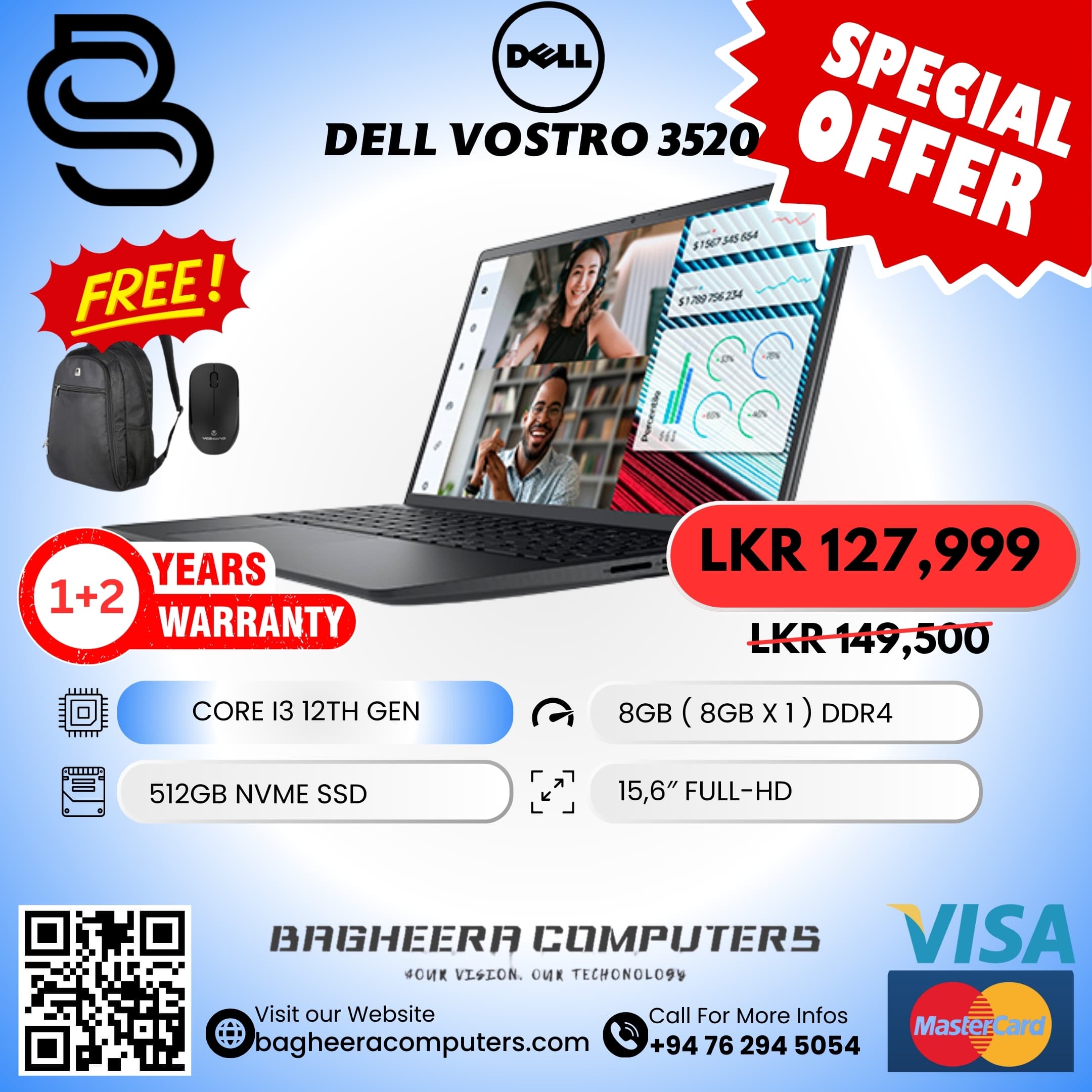 Dell Vostro 3520 (i3)